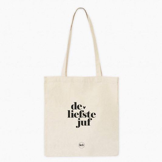 Katoenen tas | De liefste juf
