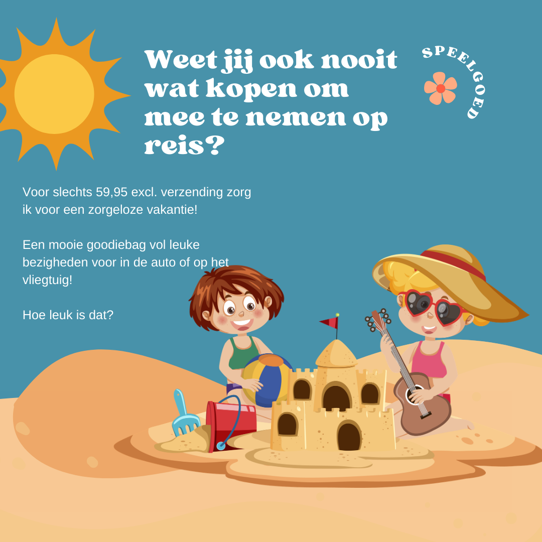 Speelzak voor Auto | Vliegtuig