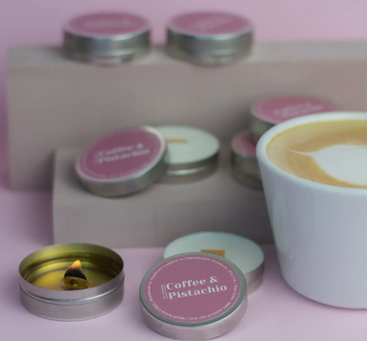 GEURKAARS | Coffee pistachio “vanille latte”