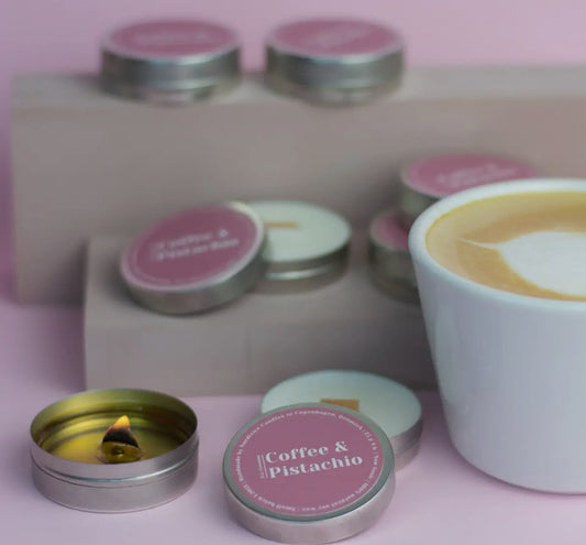 GEURKAARS | Coffee pistachio “vanille latte”