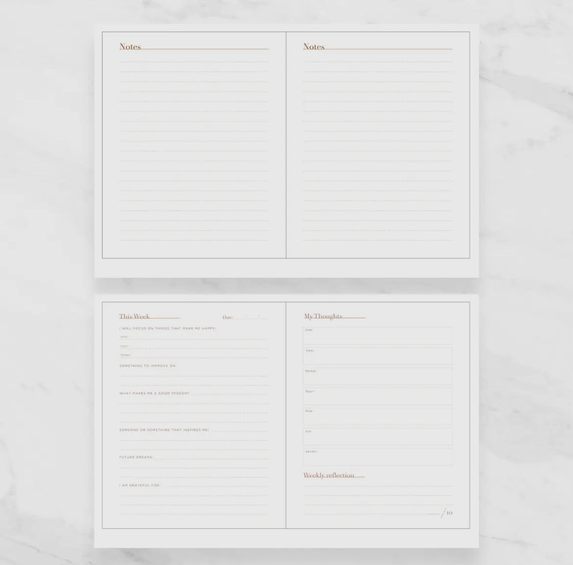 Mindful journal
