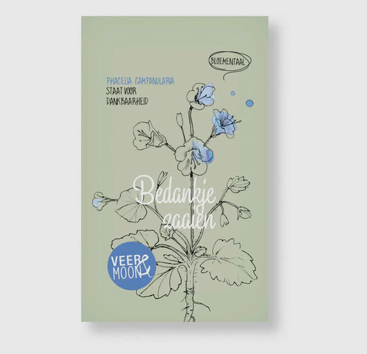 Bloemenzaadjes | bedankje zaaien
