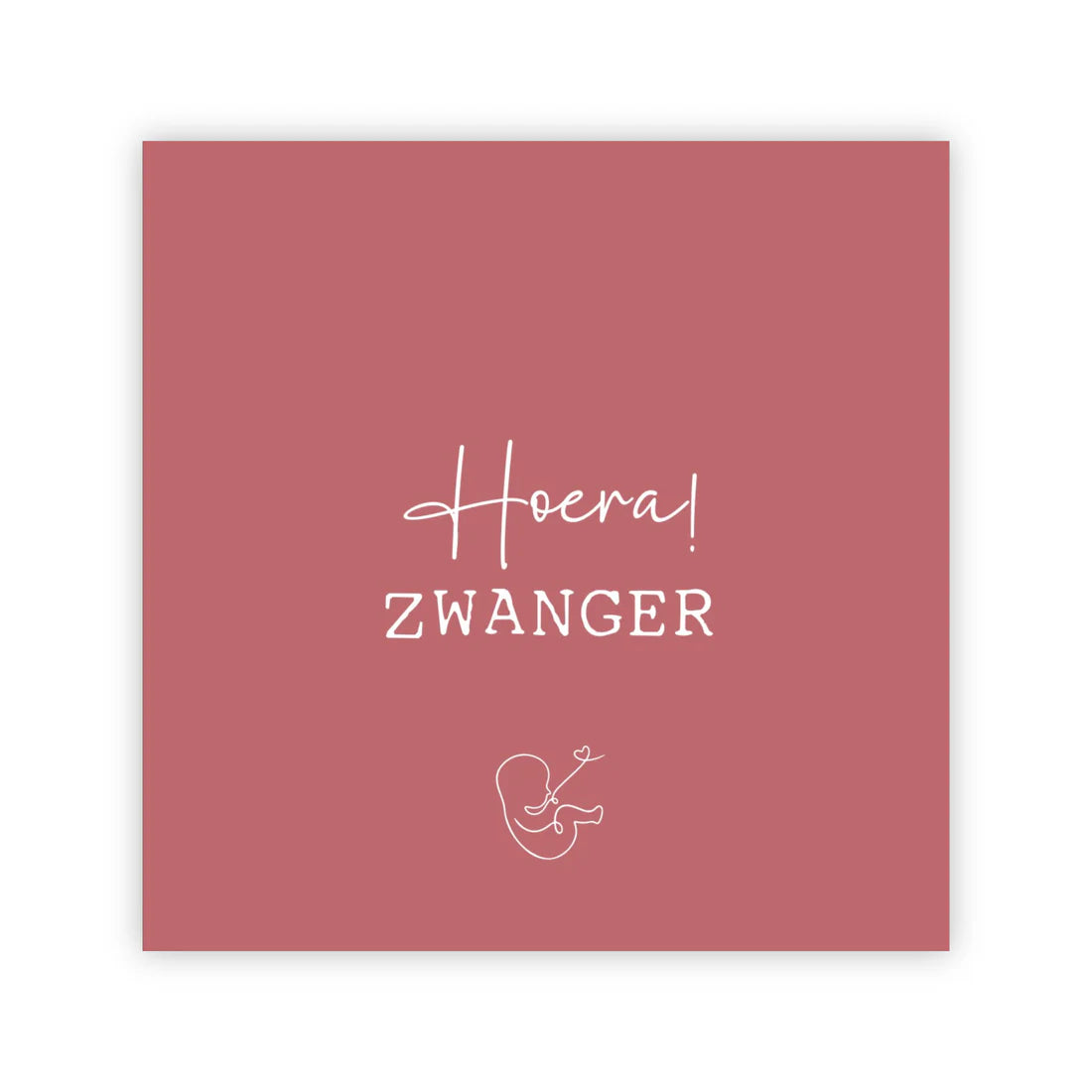 Hoera zwanger