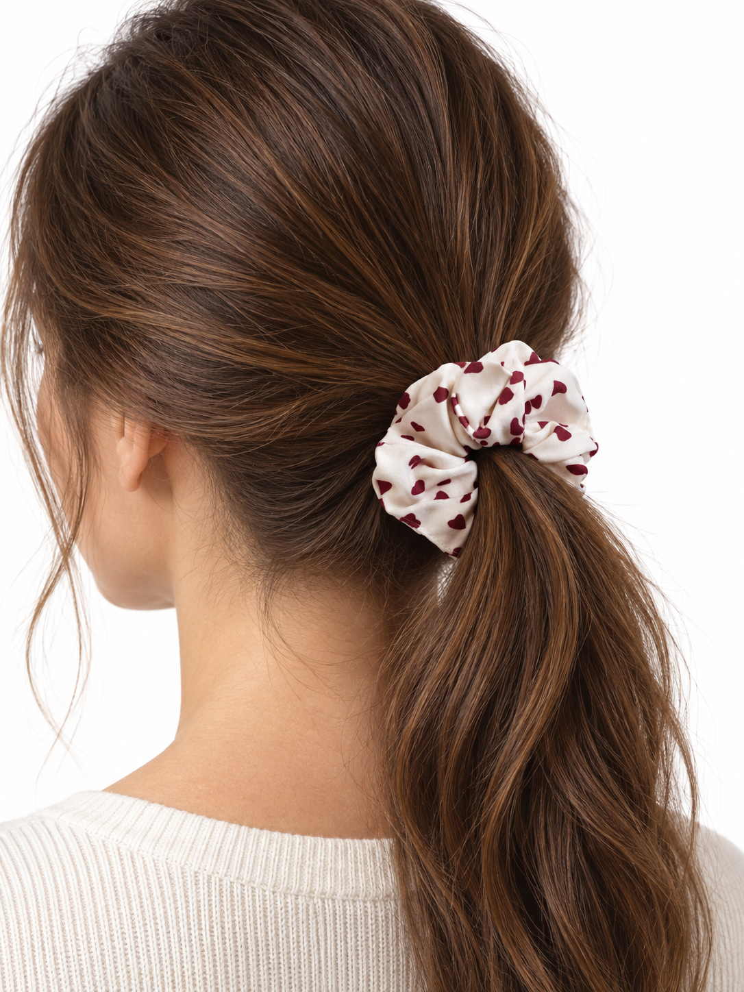 Scrunchie hartjes