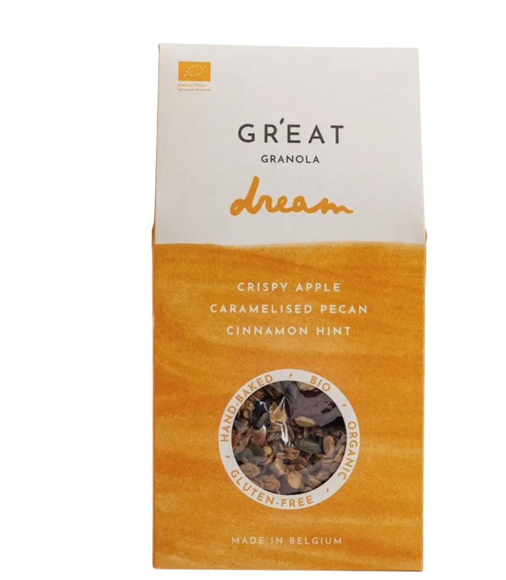 GRANOLA | Knapperige Appel • Gekarameliseerde Pecannoot • Kaneel