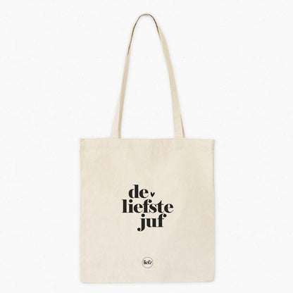 Katoenen tas | De liefste juf