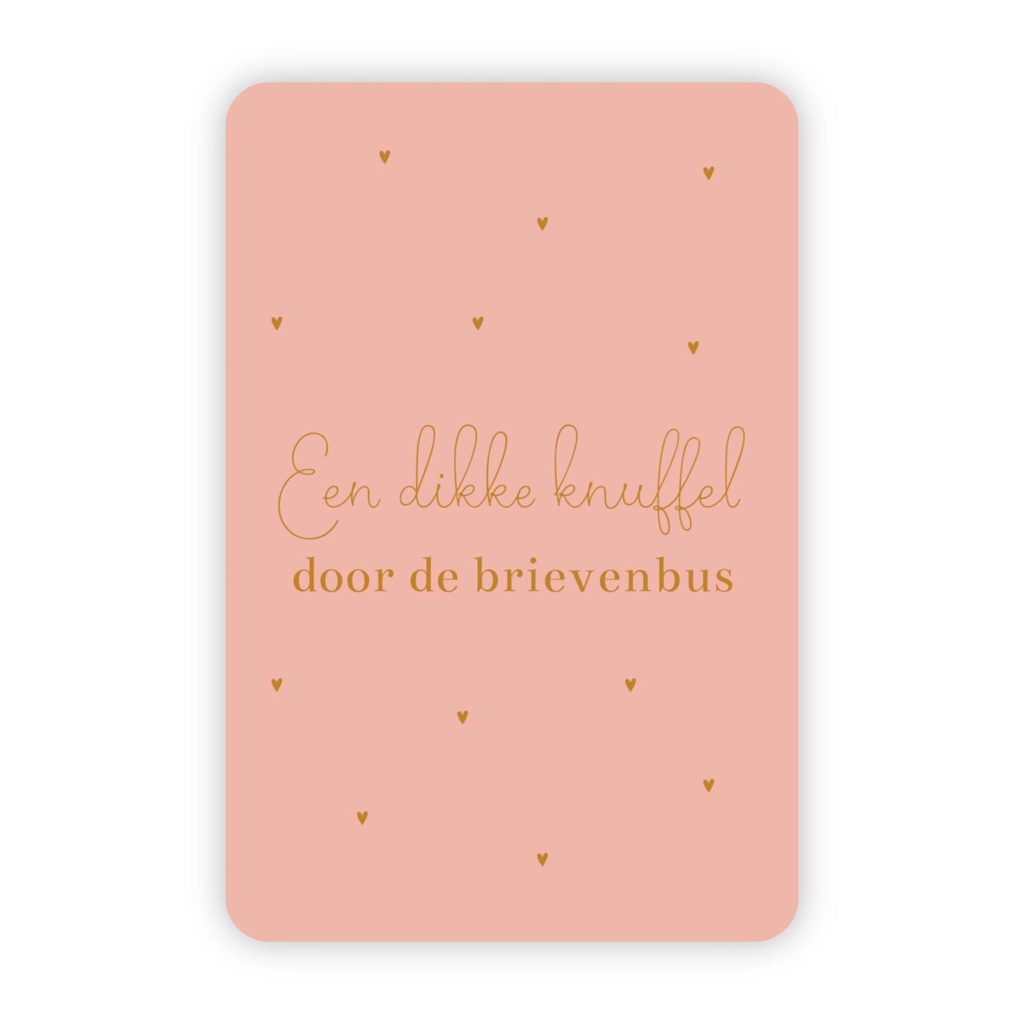 Kaart | een dikke knuffel door de brievenbus