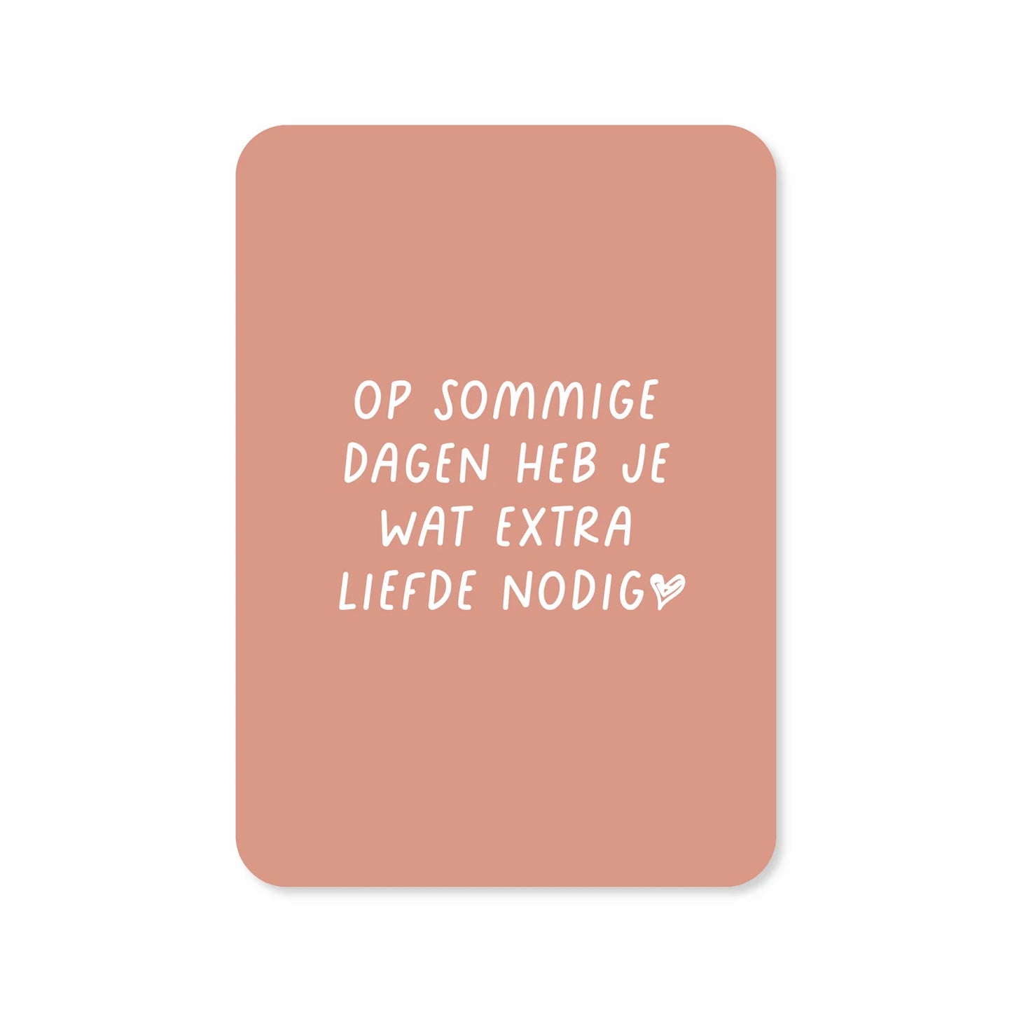 Kaartje| extra liefde