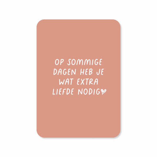 Kaartje| extra liefde