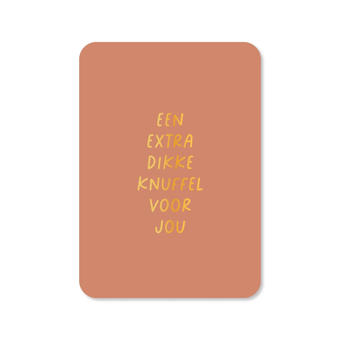 Kaart | Een extra dikke knuffel voor jou