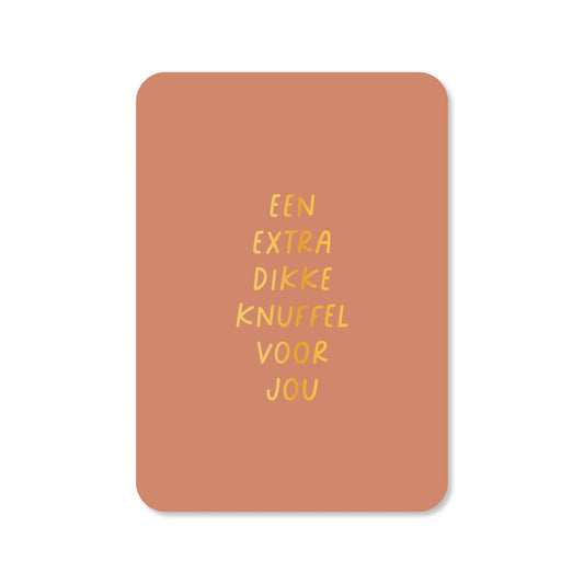 Kaart | Een extra dikke knuffel voor jou