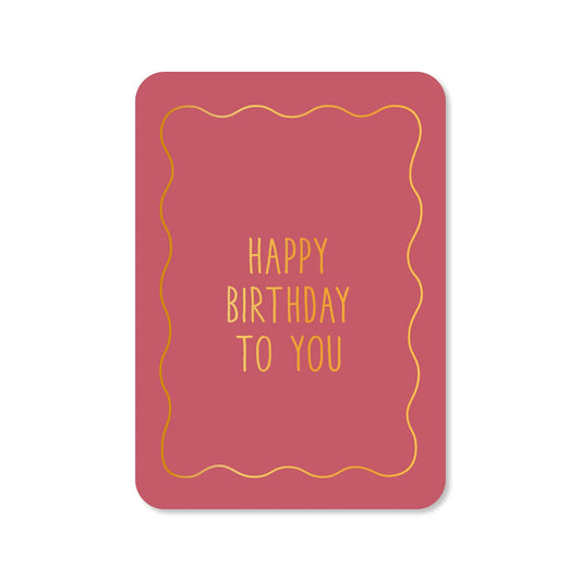 Kaart | Happy Birthday to you