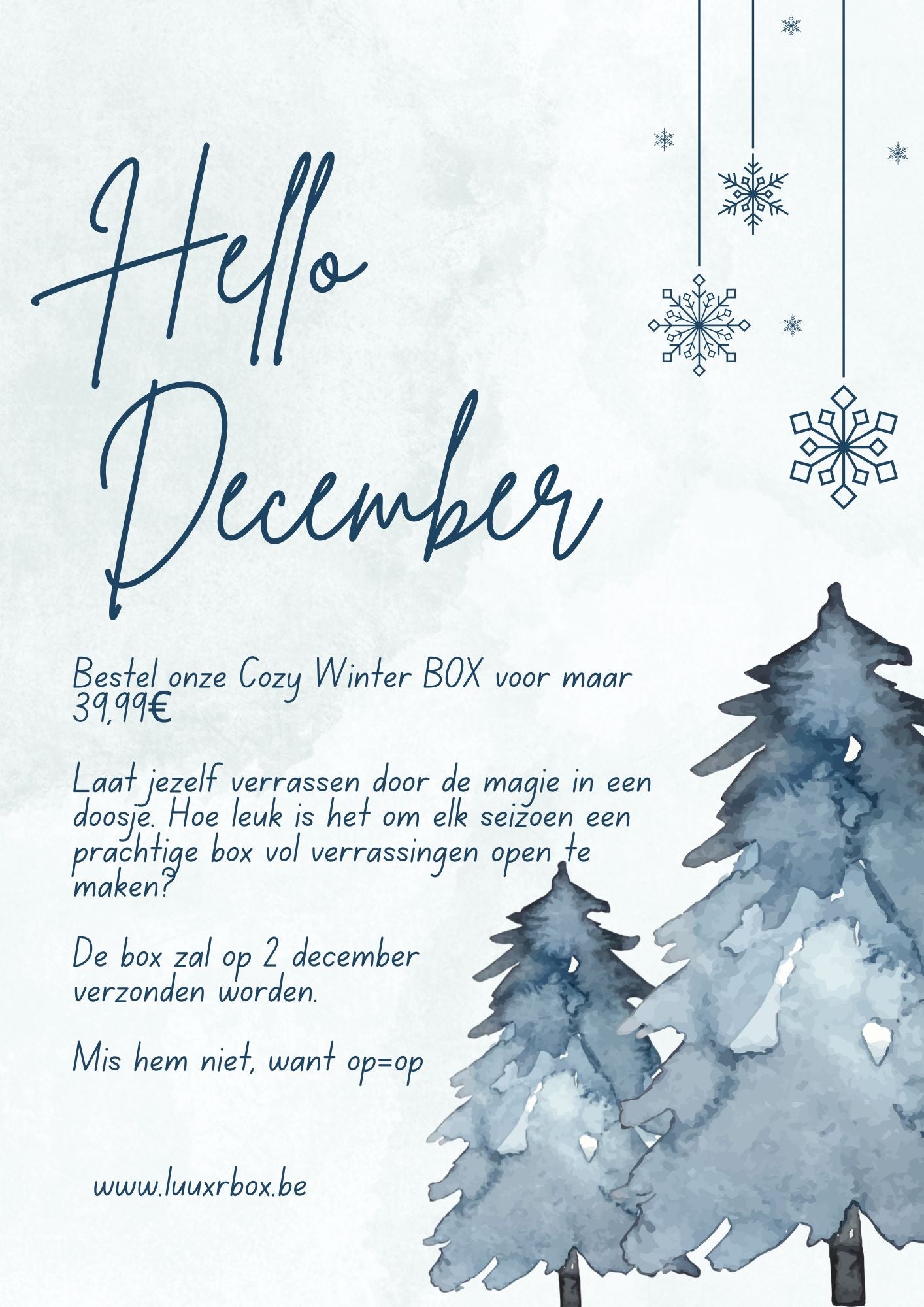 Pre-order Cozy Winter BOX