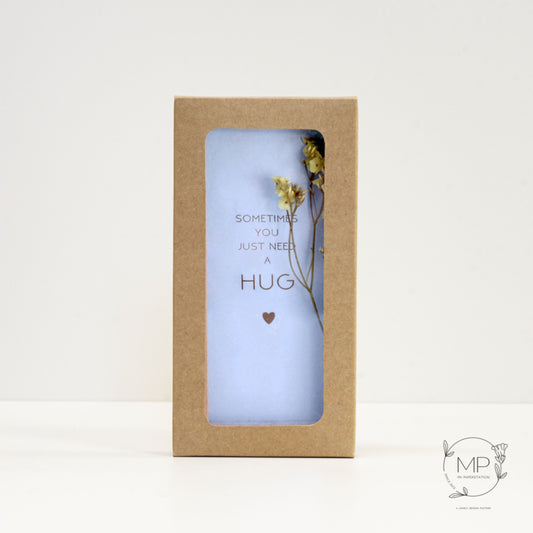 Droogbloem | sometimes you need a hug