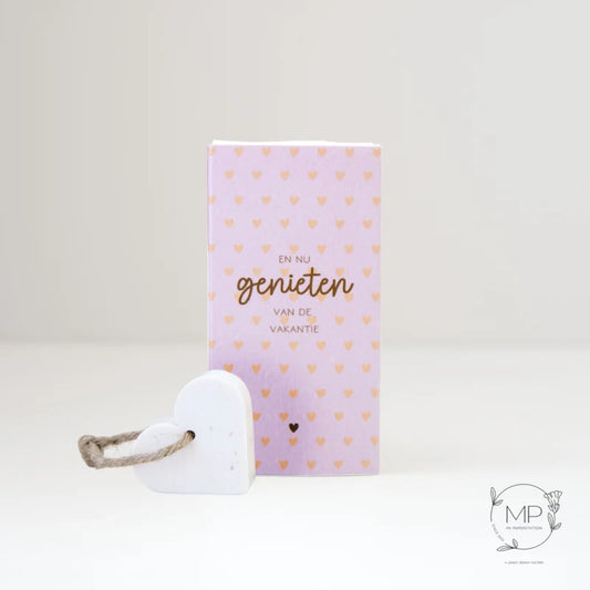 En nu genieten van de vakantie | geurend zeepje