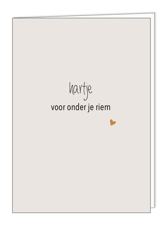 Kaart | Hartje voor onder de riem