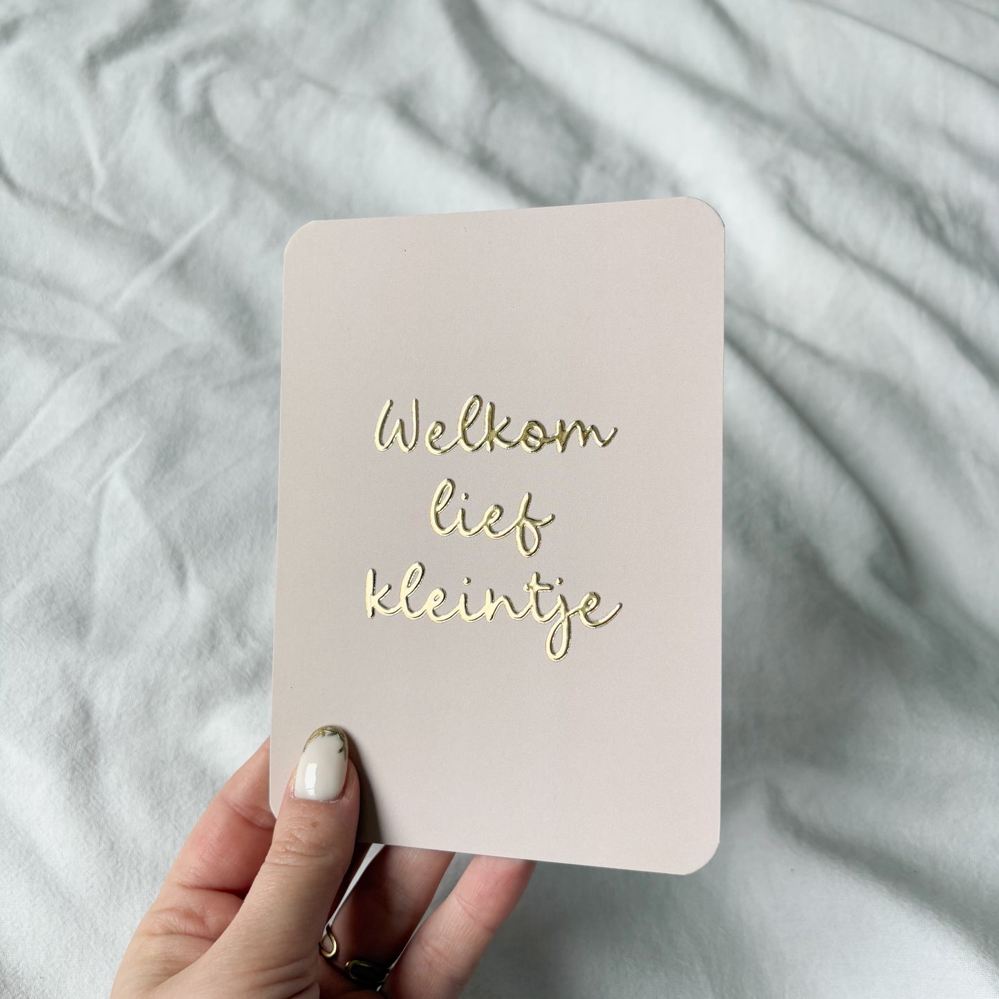 Kaart | Welkom lief kleintje