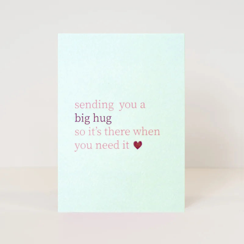 Kaart | Sending a big hug